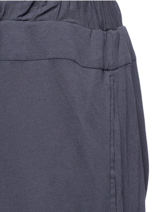 Detail View - Click To Enlarge - BASSIKE - Drop crotch cotton jersey sweatpants