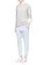 Figure View - Click To Enlarge - BASSIKE - 'Super Lo Slung' cotton denim pants