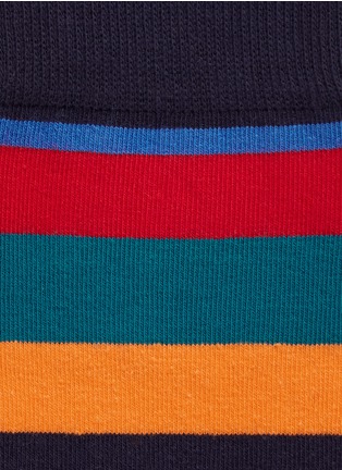 Detail View - Click To Enlarge - HAPPY SOCKS - Contrast stripe socks