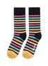 Main View - Click To Enlarge - HAPPY SOCKS - 'Stripes & Stripes' socks