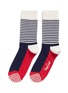 Main View - Click To Enlarge - HAPPY SOCKS - Colourblock stripe socks