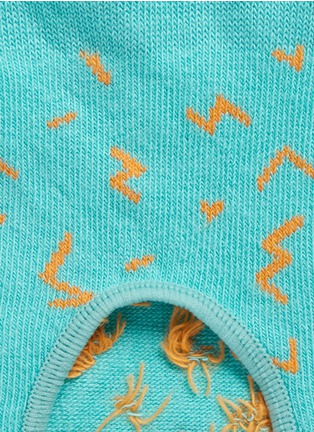 Detail View - Click To Enlarge - HAPPY SOCKS - 'Eighties' zigzag socks