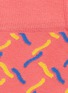 Detail View - Click To Enlarge - HAPPY SOCKS - 'Fence' squiggle socks