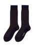 Main View - Click To Enlarge - FALKE - 'Bed Rock' knit check socks