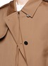 Detail View - Click To Enlarge - PORTS 1961 - Layered wool-silk gabardine trench coat