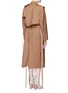 Back View - Click To Enlarge - PORTS 1961 - Layered wool-silk gabardine trench coat