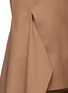 Detail View - Click To Enlarge - PORTS 1961 - Drape side wool-silk radzmir top