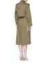 Back View - Click To Enlarge - PORTS 1961 - Layered cotton gabardine trench coat