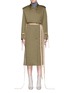 Main View - Click To Enlarge - PORTS 1961 - Layered cotton gabardine trench coat