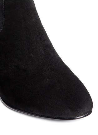 Detail View - Click To Enlarge - ASH - 'Elisa' stretch faux suede thigh high boots