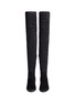 Front View - Click To Enlarge - ASH - 'Elisa' stretch faux suede thigh high boots