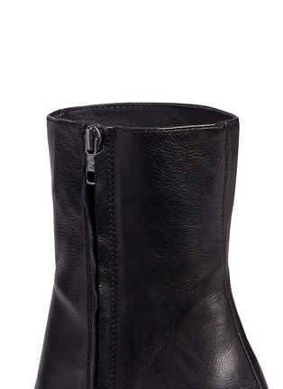 Detail View - Click To Enlarge - ASH - 'Flora' leather mid calf boots