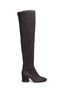 Main View - Click To Enlarge - ASH - 'Elisa' stretch faux suede thigh high boots
