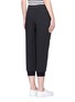 Back View - Click To Enlarge - 72883 - 'Sunday' elastic cuff technical wool blend jogging pants