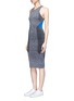 Figure View - Click To Enlarge - 72883 - 'Jet' circular knit dress