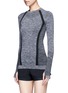 Front View - Click To Enlarge - 72883 - 'Breeze' circular knit performance top