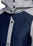 Detail View - Click To Enlarge - 72883 - 'Outsider' colourblock double-faced wool coat