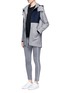 Figure View - Click To Enlarge - 72883 - 'Outsider' colourblock double-faced wool coat