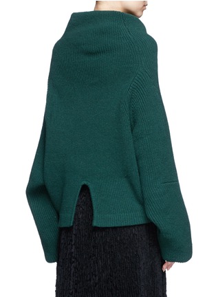 Back View - Click To Enlarge - TOGA ARCHIVES - Merino wool turtleneck sweater