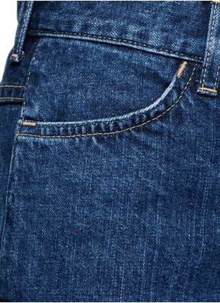 Detail View - Click To Enlarge - TOGA ARCHIVES - Frayed cuff denim pants