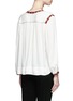 Back View - Click To Enlarge - ISABEL MARANT ÉTOILE - 'Cabella' tassel tie ethnic embroidery top