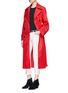 Figure View - Click To Enlarge - ISABEL MARANT ÉTOILE - 'Dani' twill trench coat