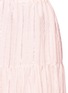 Detail View - Click To Enlarge - ISABEL MARANT ÉTOILE - 'Silvio' metallic stripe drawstring waist midi skirt