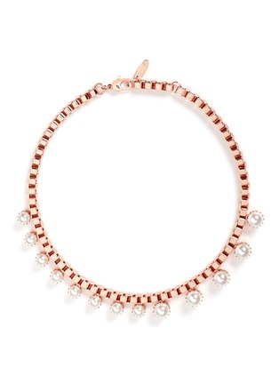 Main View - Click To Enlarge - JOOMI LIM - 'True Innocence' faux pearl chain necklace