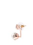 Detail View - Click To Enlarge - JOOMI LIM - 'True Innocence' floating faux pearl stud earrings