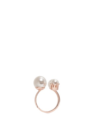 Figure View - Click To Enlarge - JOOMI LIM - 'True Innocence' faux pearl ring