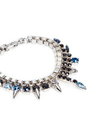 Detail View - Click To Enlarge - JOOMI LIM - 'Organized Chaos' crystal stud chain bracelet