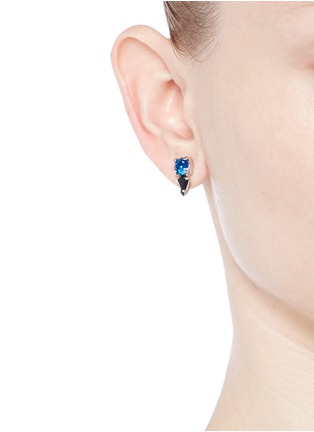 Figure View - Click To Enlarge - JOOMI LIM - 'Organized Chaos' crystal stud earrings