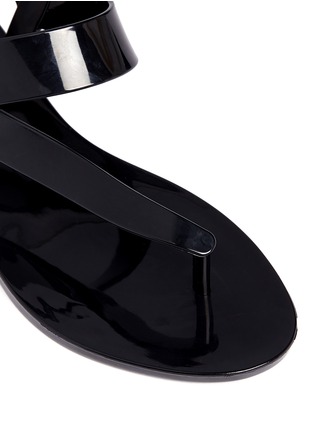 Detail View - Click To Enlarge - MELISSA - x Jason Wu 'Charlotte' ankle strap PVC sandals