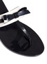 Detail View - Click To Enlarge - MELISSA - 'Garota' contrast bow slipper sandals
