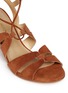Detail View - Click To Enlarge - STUART WEITZMAN - 'Grecian' lace-up suede gladiator sandals