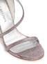 Detail View - Click To Enlarge - STUART WEITZMAN - 'Sultry' asymmetric strap glitter sandals