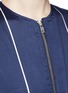 Detail View - Click To Enlarge - FFIXXED STUDIOS - 'Unity' stripe silk-cotton bomber jacket