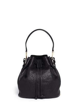 Back View - Click To Enlarge - ELIZABETH AND JAMES - 'Cynnie' mini leather bucket bag
