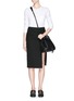 Figure View - Click To Enlarge - ELIZABETH AND JAMES - 'Cynnie' mini leather bucket bag