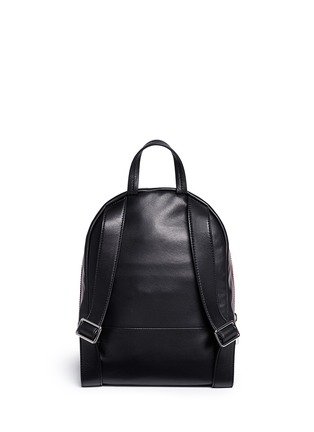Back View - Click To Enlarge - ELIZABETH AND JAMES - 'Cynnie' colour trim leather backpack