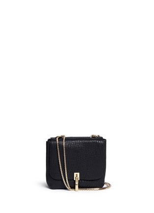 Main View - Click To Enlarge - ELIZABETH AND JAMES - 'Cynnie' mini double compartment leather shoulder bag