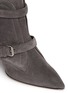 Detail View - Click To Enlarge - TABITHA SIMMONS - 'Fitz' buckle strap suede stiletto boots