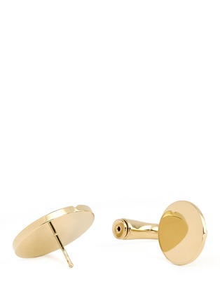 Detail View - Click To Enlarge - CHLOÉ - 'Frankie' brass screw single earring