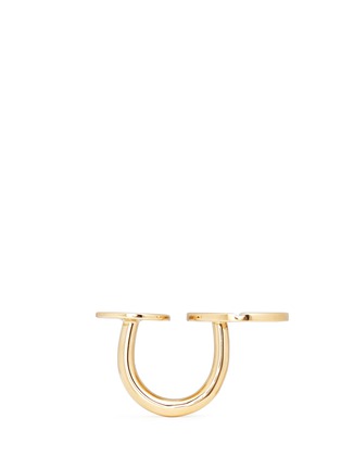 Detail View - Click To Enlarge - CHLOÉ - 'Frankie' open disc ring