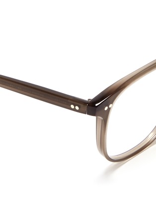 Detail View - Click To Enlarge - OLIVER PEOPLES - 'Scheyer' thin acetate optical glasses