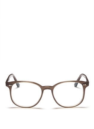 Main View - Click To Enlarge - OLIVER PEOPLES - 'Scheyer' thin acetate optical glasses