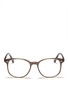 Main View - Click To Enlarge - OLIVER PEOPLES - 'Scheyer' thin acetate optical glasses