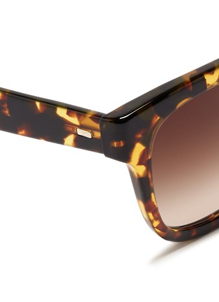 Detail View - Click To Enlarge - OLIVER PEOPLES - 'Brinley' tortoiseshell acetate square sunglasses