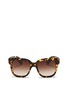 Main View - Click To Enlarge - OLIVER PEOPLES - 'Brinley' tortoiseshell acetate square sunglasses