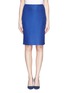 Main View - Click To Enlarge - ST. JOHN - Lurex twill knit pencil skirt